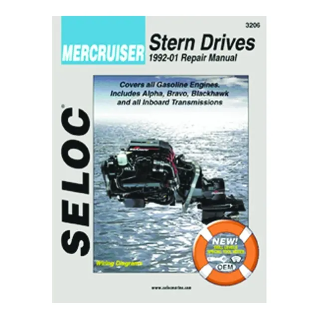 SELOC Motorhåndbok - Mercruiser inboard Mod: 1992-00 (se tabell) 