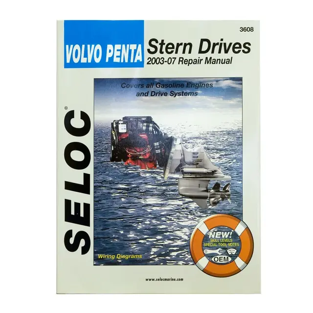 SELOC Motorhåndbok - Volvo/Penta inboard Mod: 2003-07 (se tabell) 