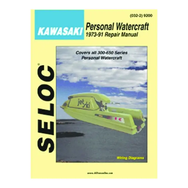 SELOC Rep.håndbok - Kawasaki Vannscooter Mod: 1973-91 (se tabell) 
