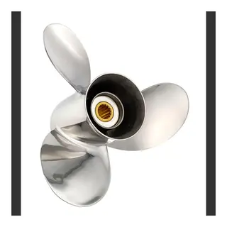 SOLAS Titan 3 - 14,5 x 23 (OMC, R) Propell (Stål) - 3 bl. - m/HUB - Høyre