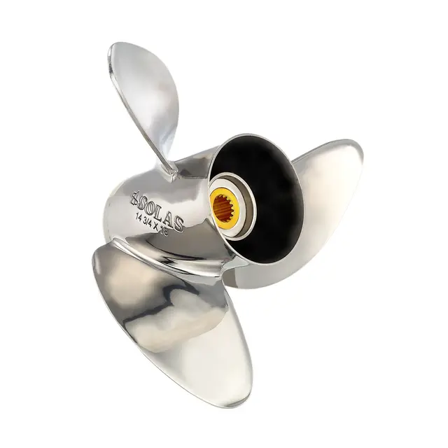 SOLAS HR Titan 3 - 14,8 x 16 (OMC, R) Propell (Stål) - 3 bl. - m/HUB - Høyre 