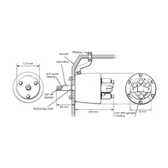 TELEFLEX Rattpumpe SeaStar, 39cm3 HH5262 - Bakmontert