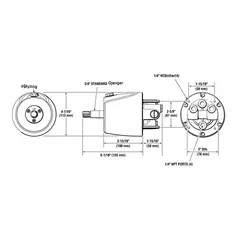 TELEFLEX Rattpumpe SeaStar Pro, 39cm4 HH5772 - Frontmontert