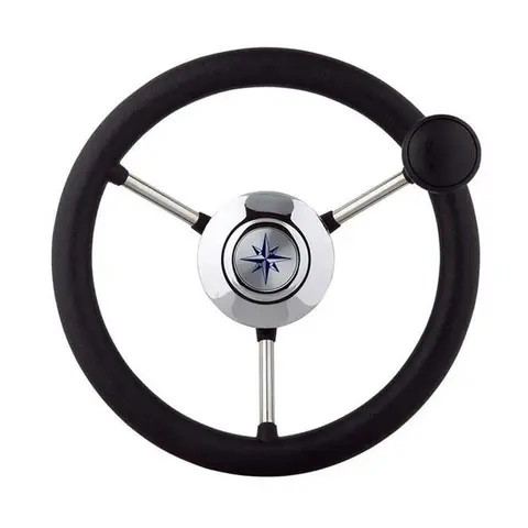 LUISI Ratt, Lipari m/kule &#216;28cm, 3 eiket ratt med mykt plastratt