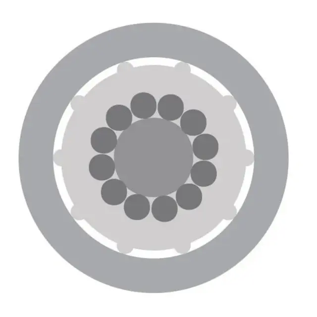 DOMETIC SEASTAR Kontrollkabel 43C - 23ft TFXtreme - ekstremt tøyelig - 1/4" UNF 