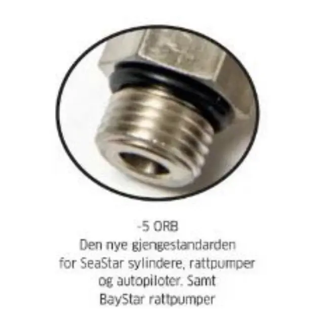 DOMETIC SEASTAR 2stk Hf4203 ORB - 2019? Nippel med lufting for Baystar 