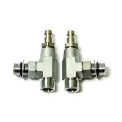 TELEFLEX Vertikal fitting - 3/8&quot; 5 ORB + lufting