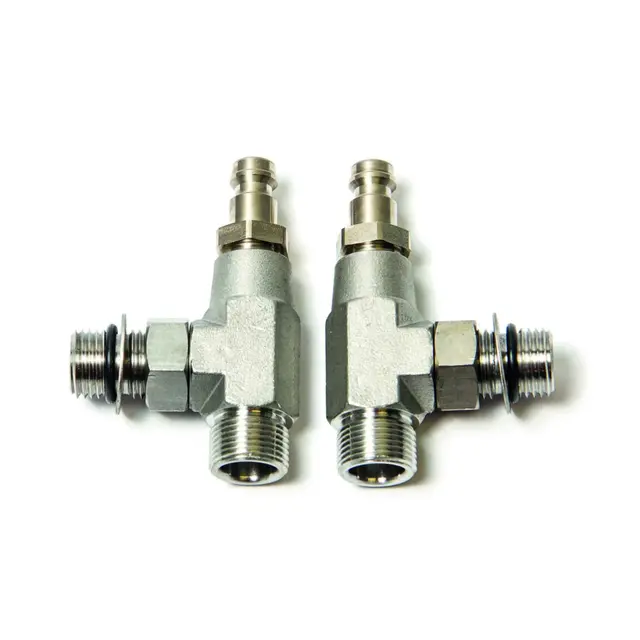 TELEFLEX Vertikal fitting - 3/8" 5 ORB + lufting 