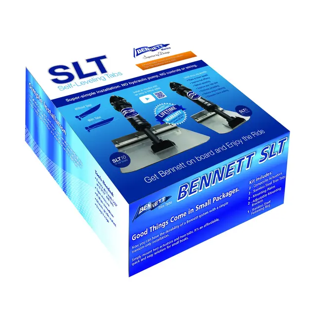 BENNETT Selvjusterende trimplan SLT6 For båter fra 10 til 14 fot. 