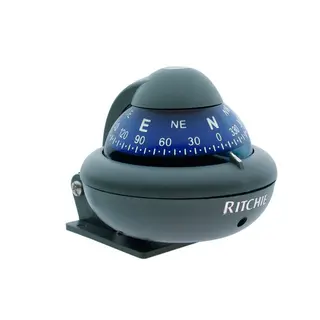 RITCHIE Brakett montert kompass X-10M Gr&#229; - Rose: 51mm