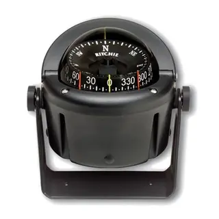 RITCHIE Brakett montert kompass HB741 Sort - Rose: 95mm