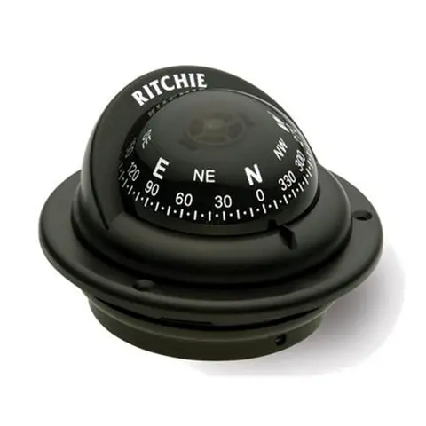 RITCHIE Nedfellbar kompass TR-35 Sort - Rose: 57mm 