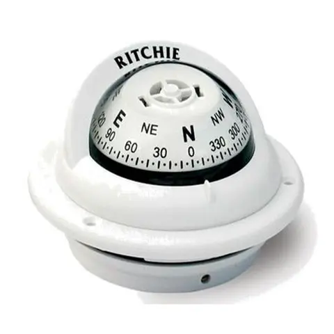 RITCHIE Nedfellbart kompass TR-35W Hvit - Rose: 57mm 