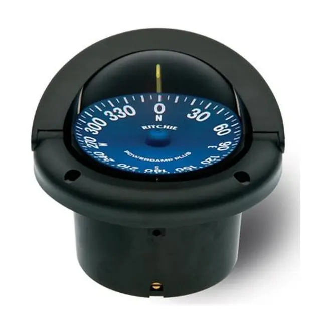 RITCHIE Nedfellbar kompass SS1002 Sort - Rose: 94mm 
