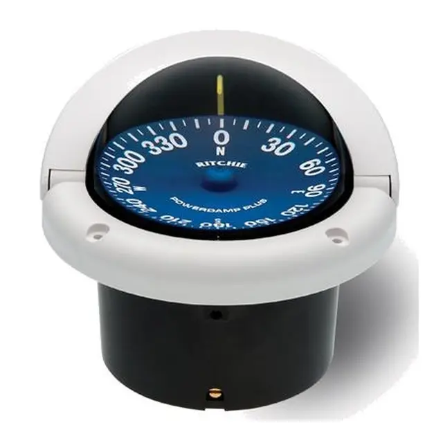RITCHIE Nedfellbart kompass SS1002W Hvit - Rose: 94mm 