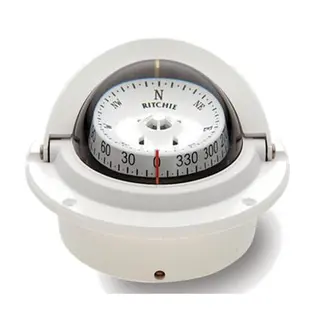 RITCHIE Nedfellbart kompass F83W Hvit - Rose: 76mm