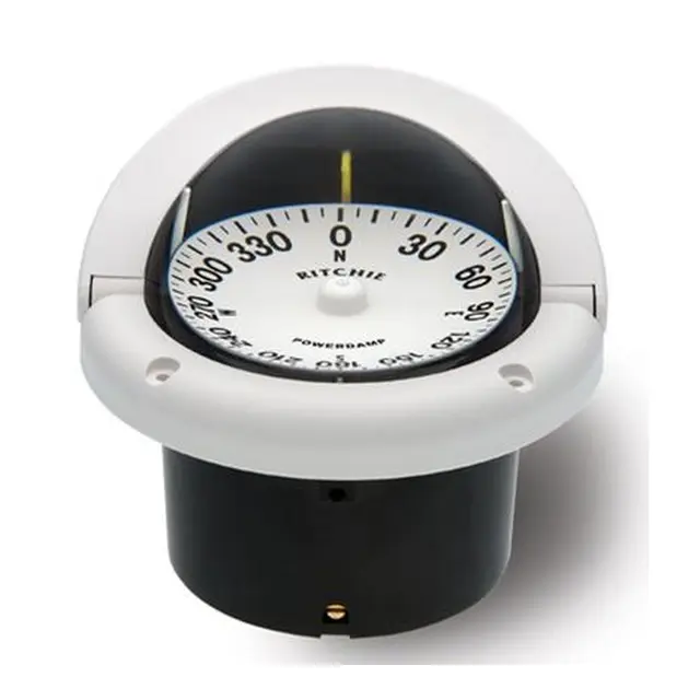 RITCHIE Nedfellbart kompass HF742W Hvit - Rose: 95mm 