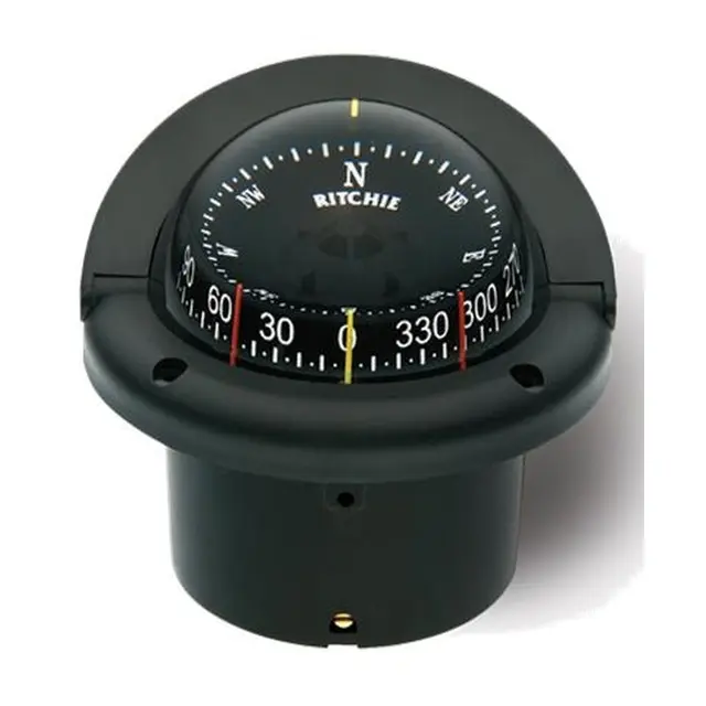 RITCHIE Nedfellbart kompass HF743, Sort - Rose: 95mm 