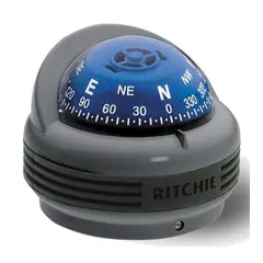 RITCHIE Flatmontert kompass TR-33G Gr&#229; - Rose: 57mm