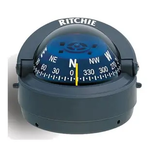 RITCHIE Flatmontert kompass S53G Gr&#229; - Rose: 70mm