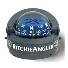 RITCHIE Flatmontert kompass RA93 Gr&#229; - Rose: 70mm