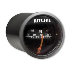 RITCHIE Panelmontert kompass X-21BB Sort - Rose: 51mm