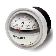 RITCHIE Panelmontert kompass V-57 Hvit - Rose: 70mm