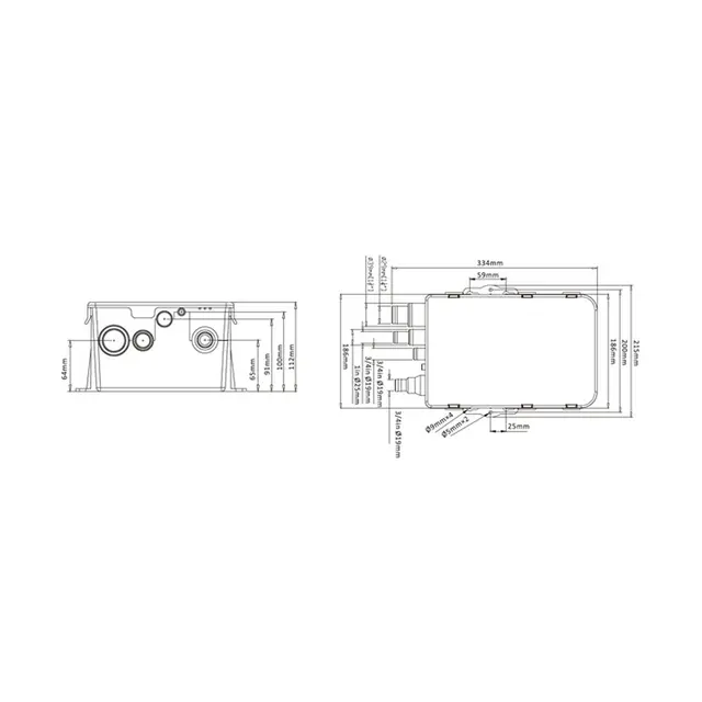 SEAFLO Dusj/Pantry lenser 12v 750 GPH 