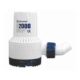 ATTWOOD Lensepumpe HD2000, 12V - 2000 GPH - Heavy Duty (HD)