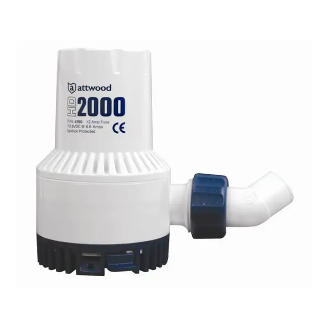 ATTWOOD Lensepumpe HD2000, 12V - 2000 GPH - Heavy Duty (HD) 