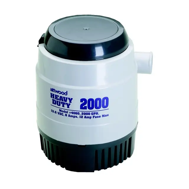 ATTWOOD Lensepumpe HD2000 24V - 2000 GPH - Heavy Duty (HD) 