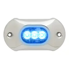 ATTWOOD undervannslys, 3xLED, bl&#229;tt lys 800 lumen