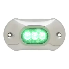 ATTWOOD undervannslys, 3xLED, gr&#248;nt lys 800 lumen