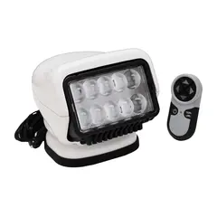 GOLIGHT Lyskaster LED - 12/24V Hvit - Tr&#229;dl&#248;s kontroll