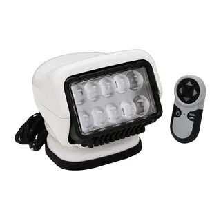 GOLIGHT Lyskaster LED - 12/24V Hvit - Tr&#229;dl&#248;s kontroll