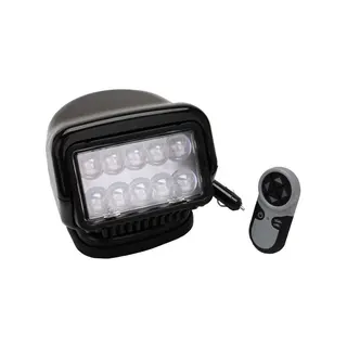 GOLIGHT Lyskaster LED - 12/24V Sort - Tr&#229;dl&#248;s kontroll