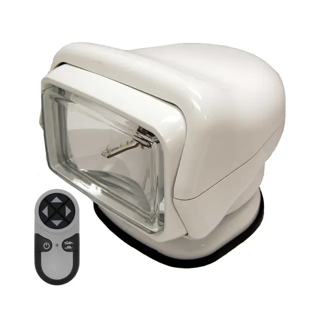 GOLIGHT Lyskaster "Stryker" Halogen -12V Hvit - Trådløs kontroll 