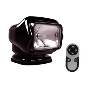 GOLIGHT Lyskaster "Stryker" Halogen -12V Sort - Trådløs kontroll 