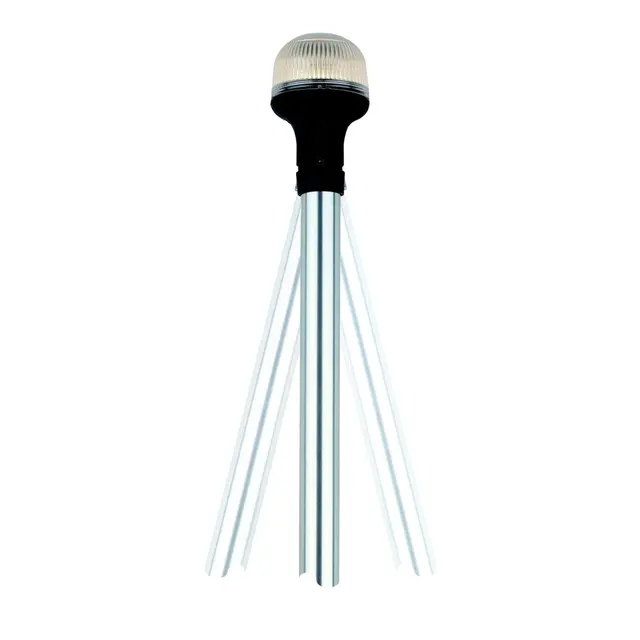 ATTWOOD  lanternemast halogen - 106cm rundtlysende -  justerbar 360° 