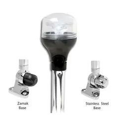 ATTWOOD Lant.mast, LED.nf 101cm 5550-42 360 graders LED lanterne. 1,06 meter