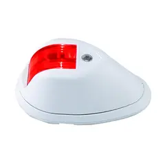 PERKO Sidelanterner - Par Hvit plast - 12V