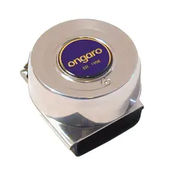 Ongaro Rustfritt mini horn 12V Rustfritt kompakt mini horn