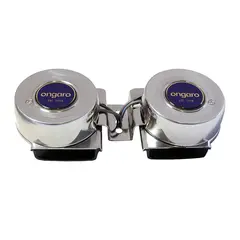ONGARO Dobbelt horn 12V Rustfritt dobbelt kompakt mini horn