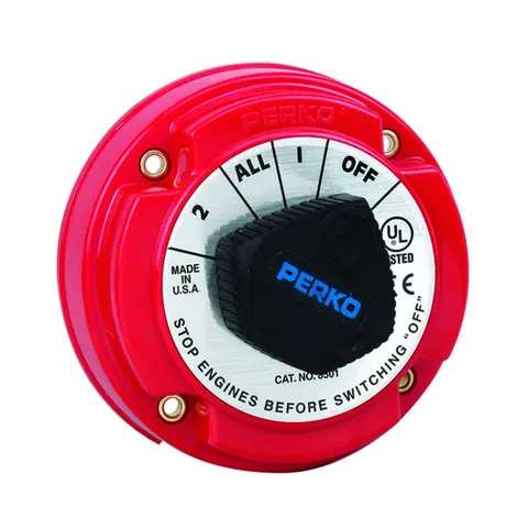 PERKO Batteribryter 8501 hovedstr&#248;msbryter for 2 batterier