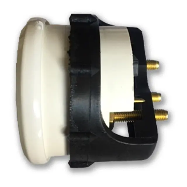 FARIA Oljetrykkmåler 0-100 PSI Ø2" - Hvit 