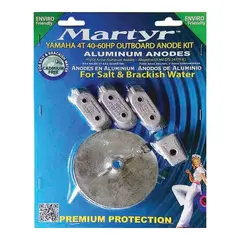 Anodesett Yamaha F40-60 Hk, 4 Takt Aluminium