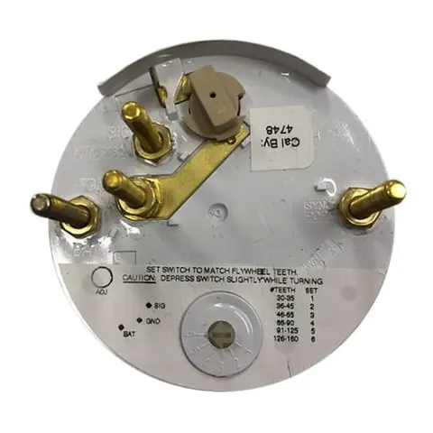 FARIA Turteller Diesel 0-4000 rpm Ø3" - Hvit - f.magn.sv.hjulføler 
