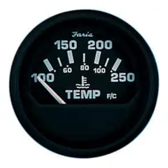FARIA Vanntemp. m&#229;ler &#216;2&quot; - Sort - 100-250&#176; F