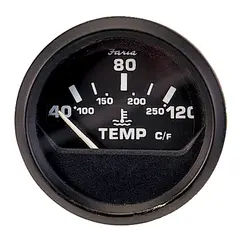 FARIA Vanntemp. m&#229;ler &#216;2&quot; - Sort - 40-120&#176; C