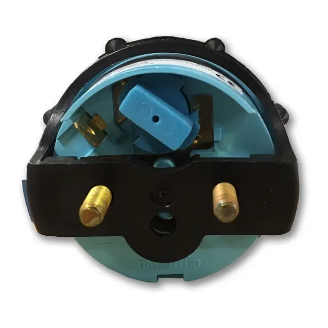 FARIA Voltmeter 10-16 Volt Ø2" - Sort m/ blank ring 